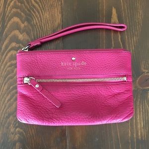 Pink Kate Spade Wristlet